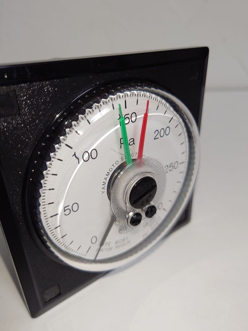 山本電機製作所 WO81 PR 微差圧計 マノスターゲージ 823971 Pa