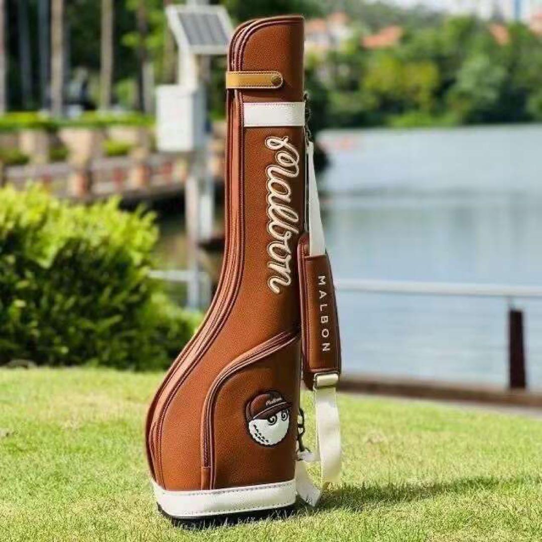マルボン ゴルフ クラブケース ハーフケース malbon キャディバッグ 3色