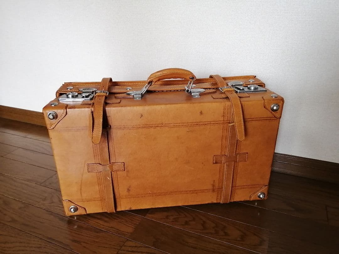 ヴィンテージレザー トランク 中型