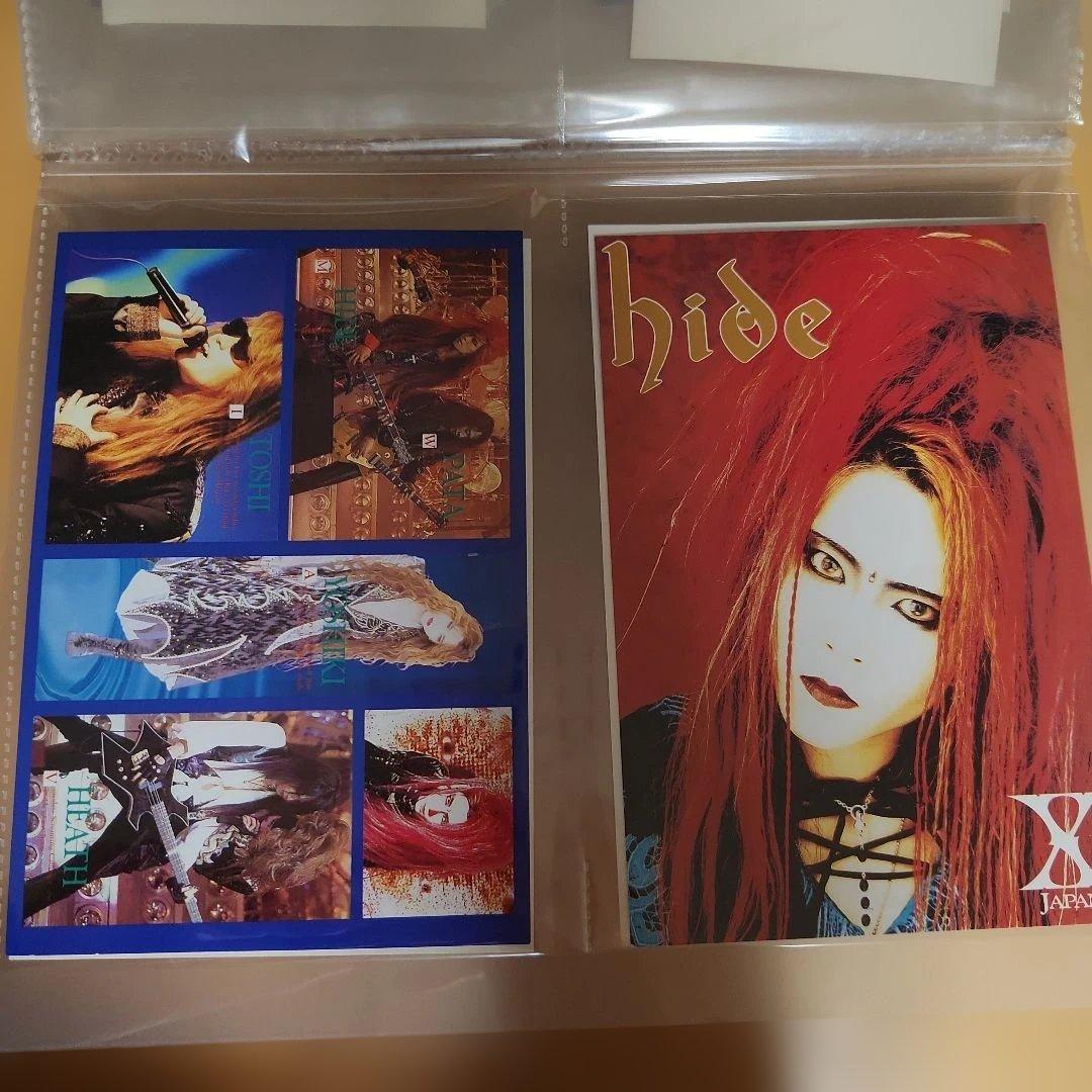 X JAPAN hide 写真21枚　ポストカード4枚　まとめ売り