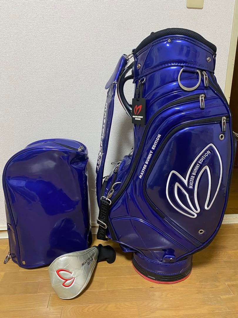 ※週末価格※未使用フードカバー、オマケDRカバー付マスターバニーキャディバック