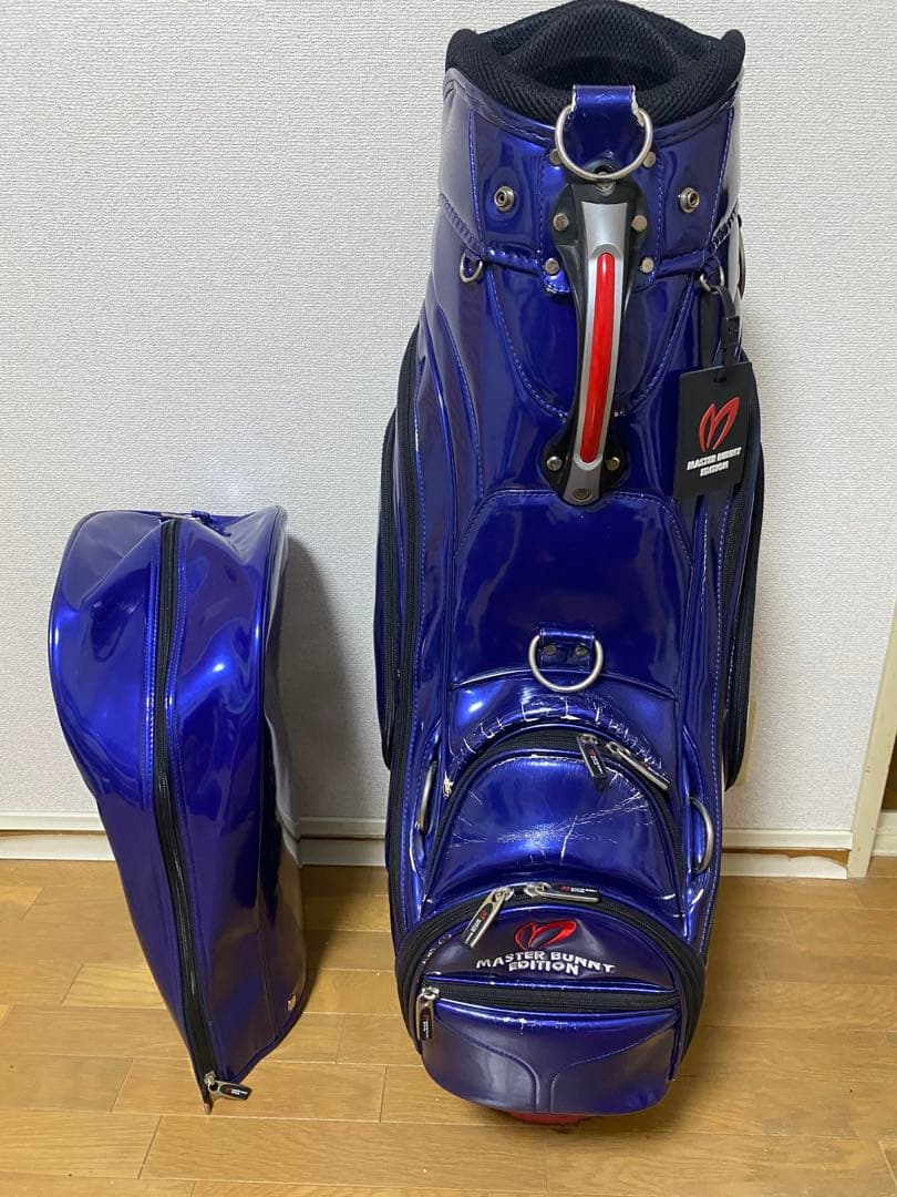 ※週末価格※未使用フードカバー、オマケDRカバー付マスターバニーキャディバック