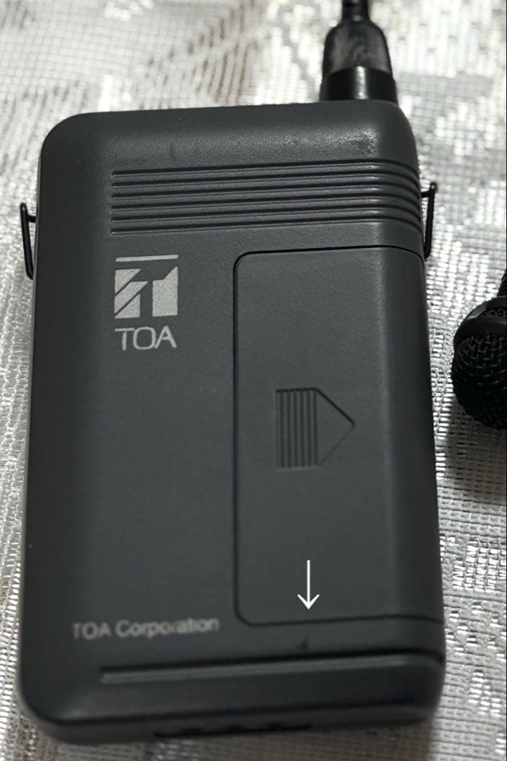 TOA WM-1310 ワイヤレスピンマイク 2台セット 電源確認済