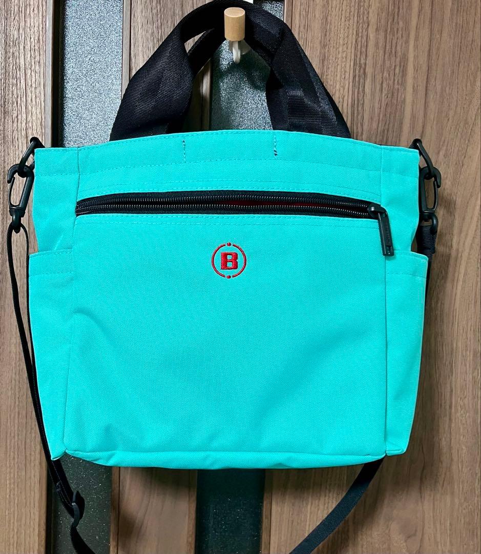 【極美品】BRIEFING ラウンドバッグ ホリデー ミントブルー