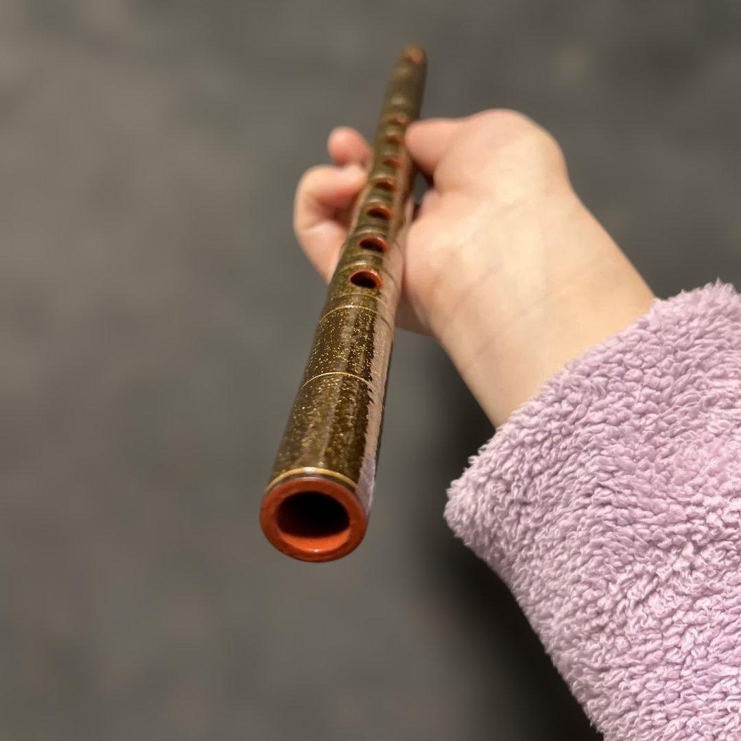 【最終値下げ！】浜松市職人手作り篠笛　420㍉　竹製