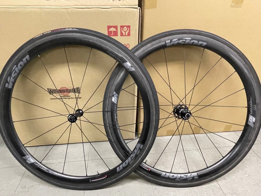 Vision metron 40 sl tub タイヤ付