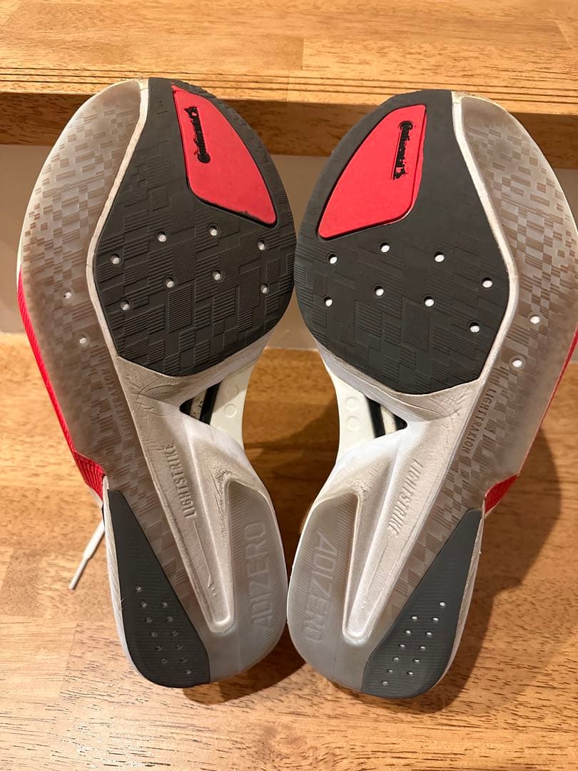 ADIZERO BOSTON 13 M ホワイト/ブラック/レッド