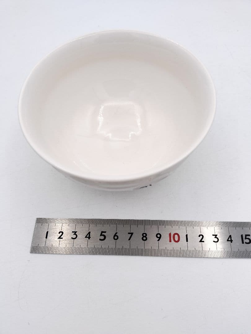 b422 茶碗 交趾 5色花丸紋 南山窯 木箱 茶道具 古物