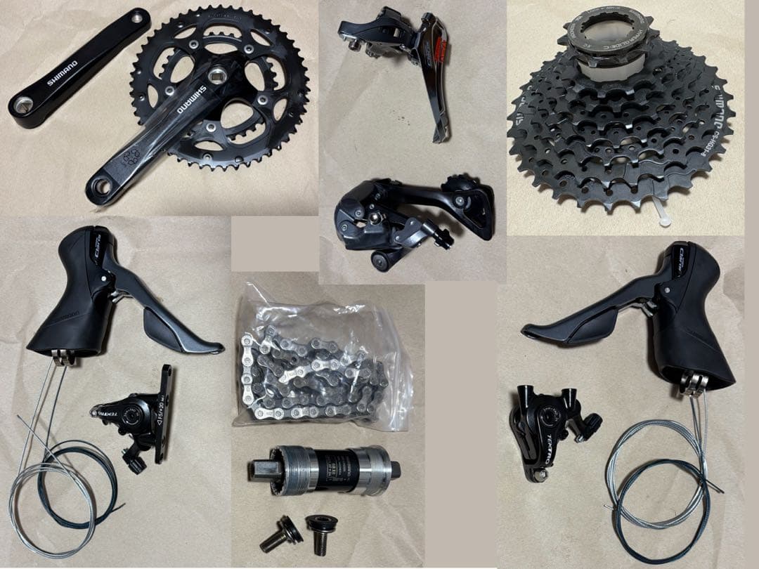 (新車はずし) シマノ クラリス コンポーネントセット