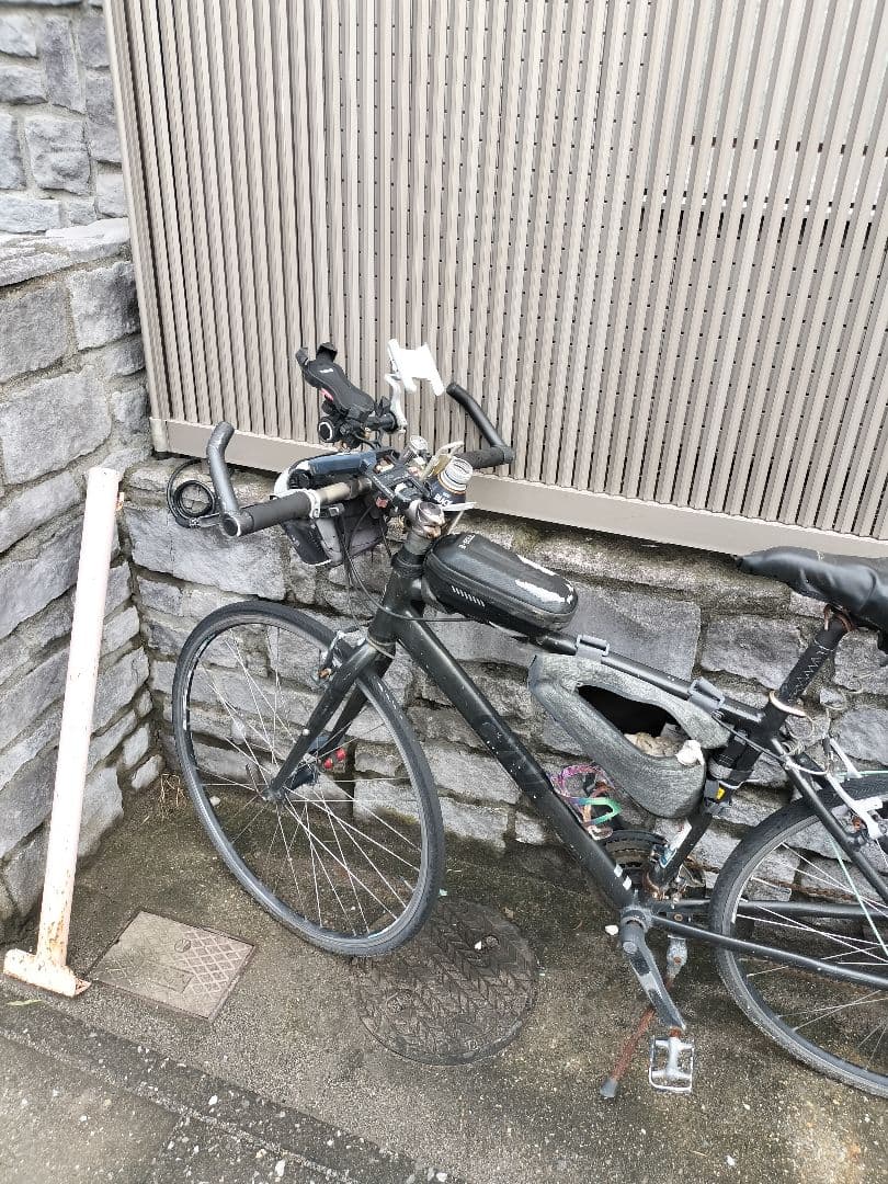 ブラック アルミロードバイク（メルカリ様の提示記載通り）