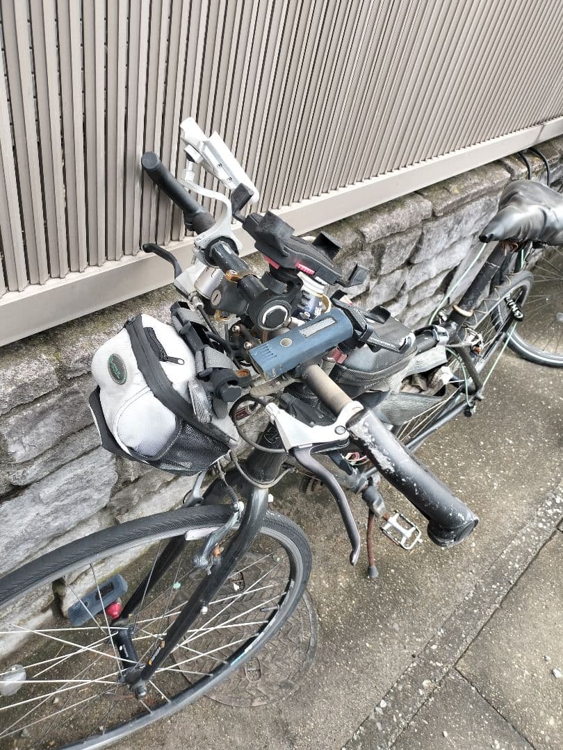 ブラック アルミロードバイク（メルカリ様の提示記載通り）