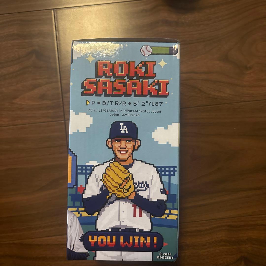 佐々木朗希 ボブルヘッド ドジャース 8月4日