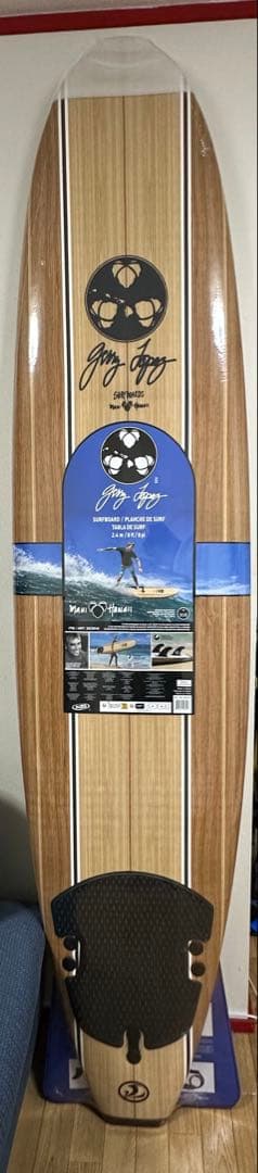 大阪引渡し専用、新品未使用、ロングボード ウッド調