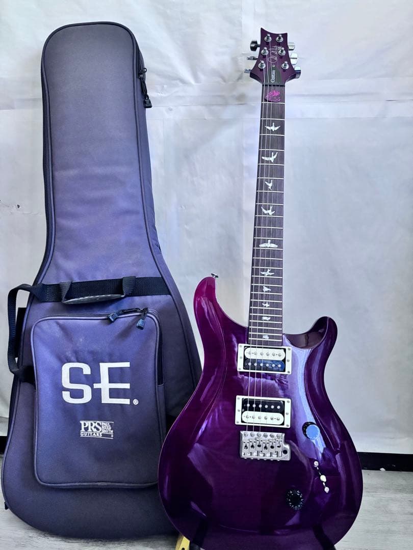 PRS SE Custom 24ポールリードスミスブラックチェリー美品ケース付き