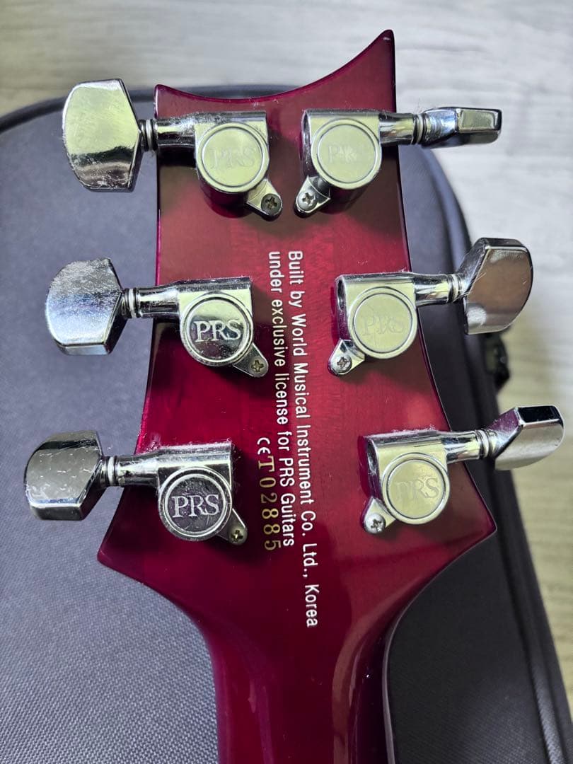 PRS SE Custom 24ポールリードスミスブラックチェリー美品ケース付き