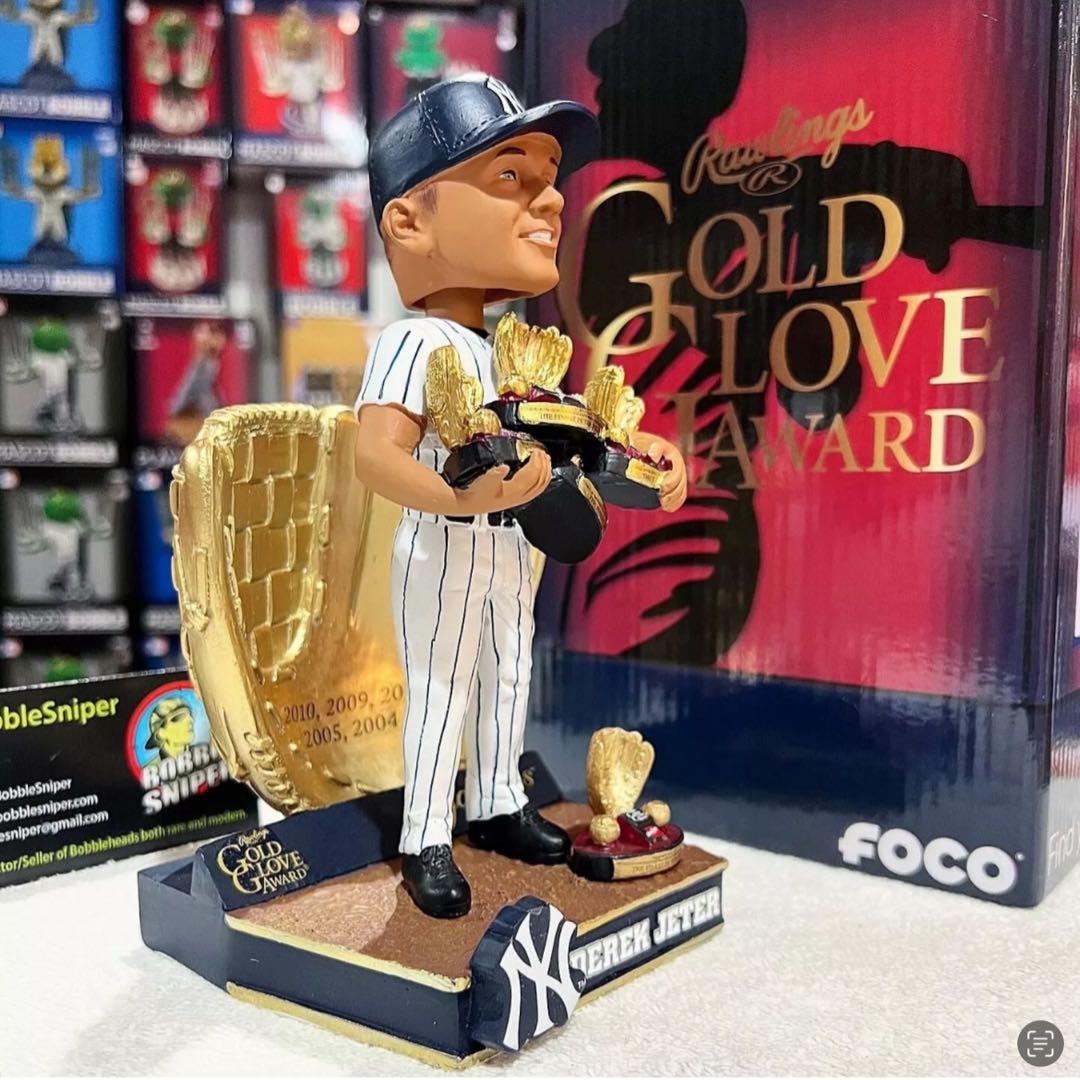 Derek Jeter ゴールドグラブ賞 ボブルヘッド