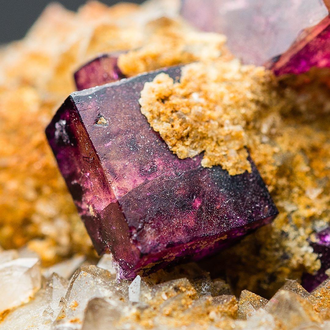 ドイツ フローライト 天然石 原石 鉱物標本 鉱石 蛍石 9863 水晶