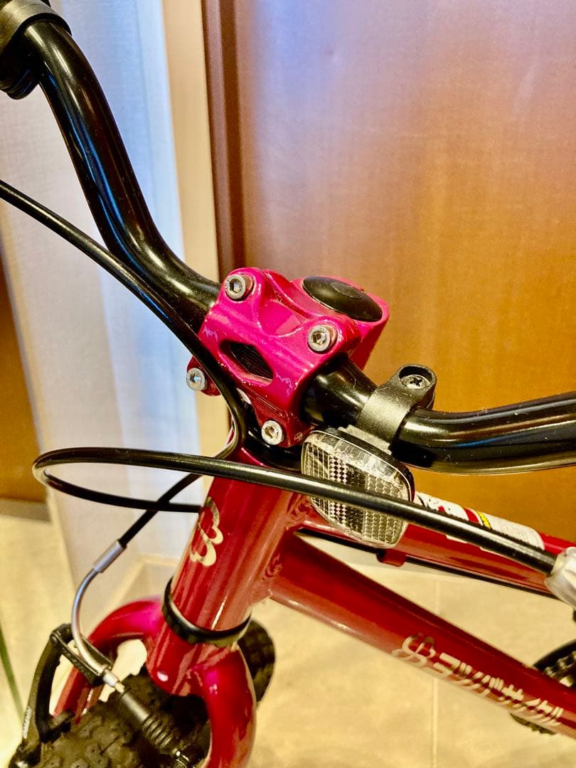 【キャリーバッグ付き・極美品】ヨツバサイクル　16インチ　クリスタルピンク