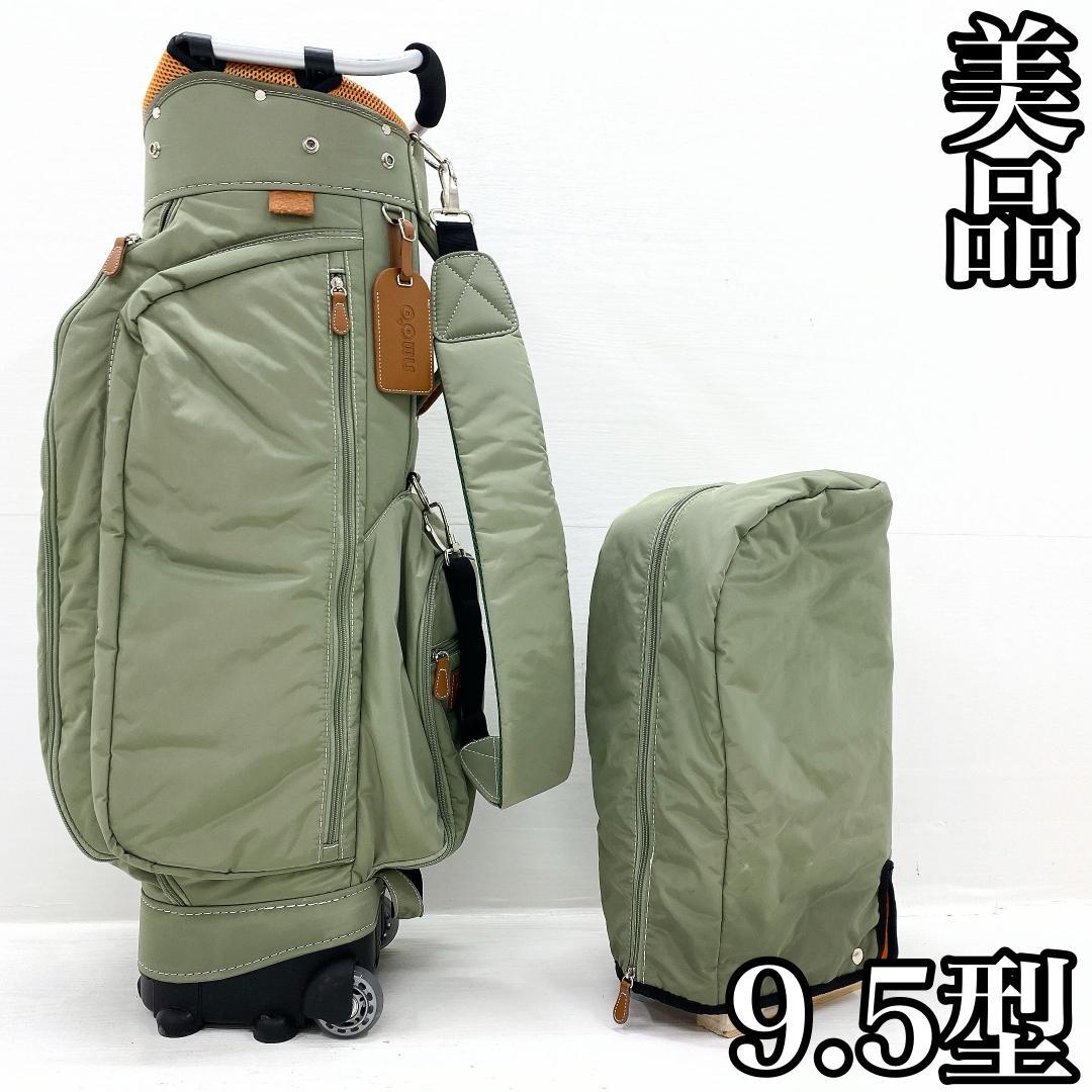 【美品‼】 OOWLS オウルス キャスター付 キャディバッグ ゴルフバッグ