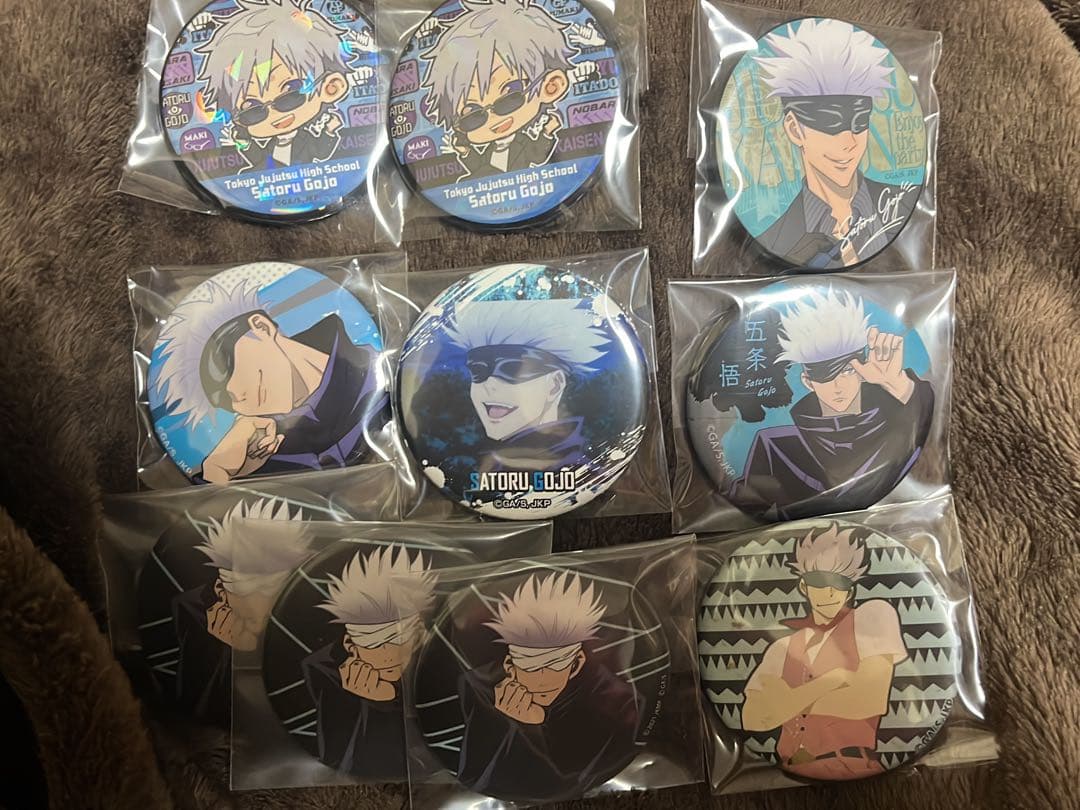 呪術廻戦 五条 悟 缶バッジ