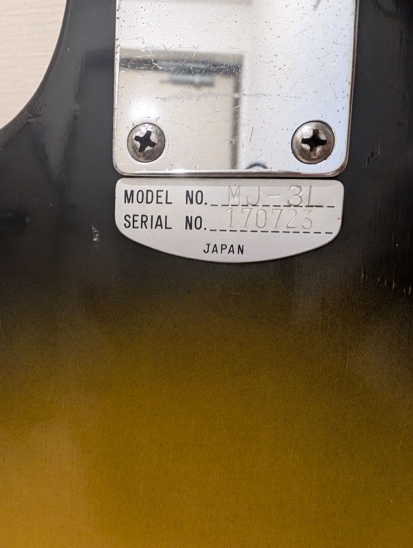Teisco MJ-3L 2 TONE SUNBURST 1965年製