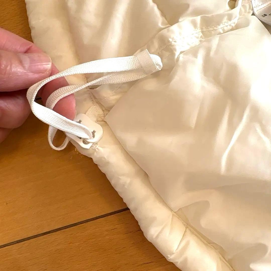 パーリーゲイツ　ダウンジャケット　ツーウェイ　白　メンズ　エルサイズ（5）