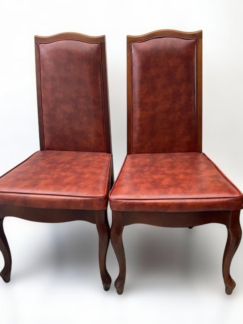 オリバー　アンティーク　鋲打ち　クラシック　２脚セット　05c20