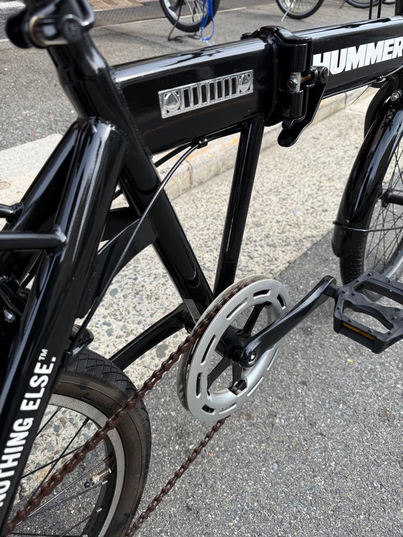 52 自転車 HUMMER 大阪市 【引取り限定】 20インチ 変速付き