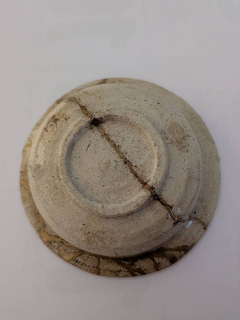 秦秀雄 旧蔵 志野平盃 桃山時代