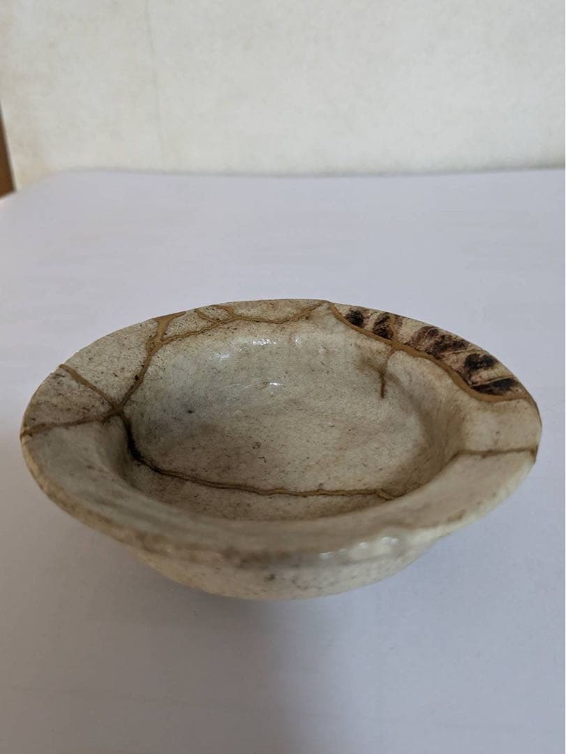 秦秀雄 旧蔵 志野平盃 桃山時代