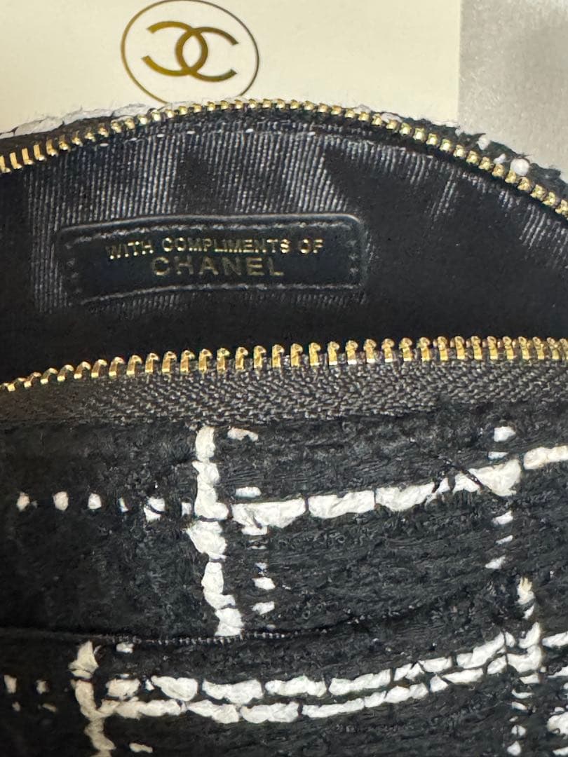 CHANEL ショルダーバッグ　シャネル　ツイード　ノベルティ