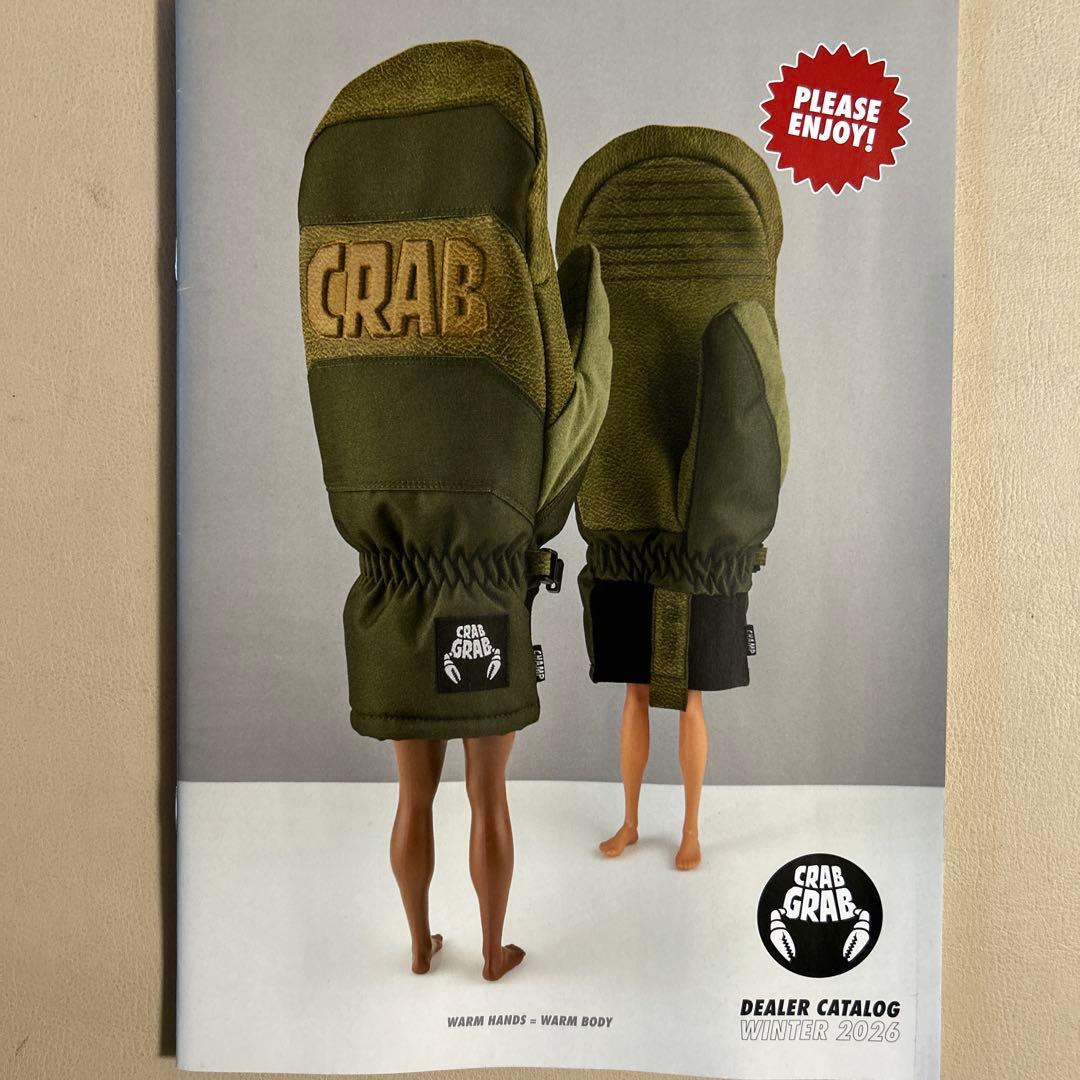 CRABGRABミトングローブPUNCHモデルOFF WHTカラーMサイズ新品