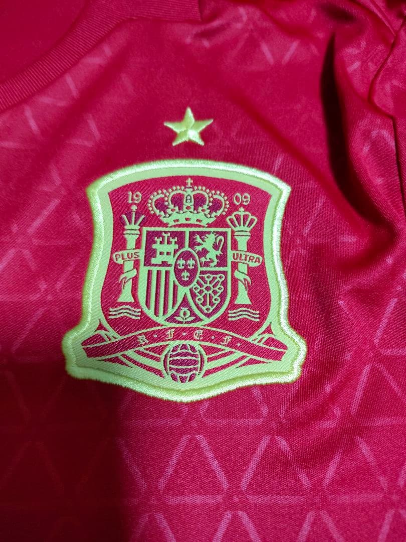 スペイン代表ダビド・シルバ　2016年UEFA EURO サッカーユニフォーム