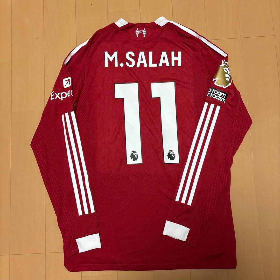 新品！　サラー　リヴァプール　リバプール　ユニフォーム　長袖オーセンティックXL