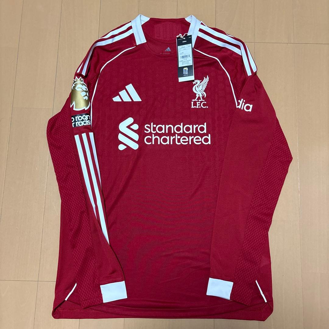 新品！　サラー　リヴァプール　リバプール　ユニフォーム　長袖オーセンティックXL