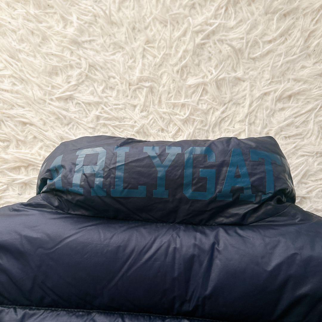 パーリーゲイツ　ダウン　ベスト　ジャケット　2way ロゴ　ネイビー　サイズ4