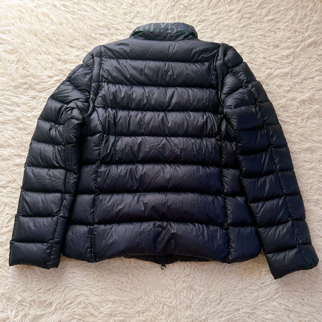 パーリーゲイツ　ダウン　ベスト　ジャケット　2way ロゴ　ネイビー　サイズ4