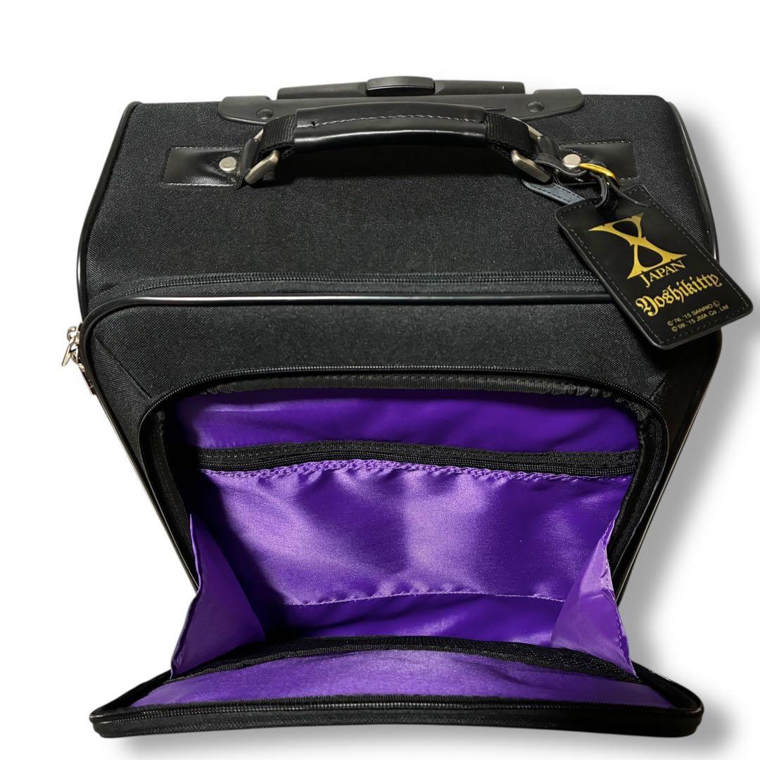【美品】X JAPAN yoshikitty キャリーケース スーツケース 黒