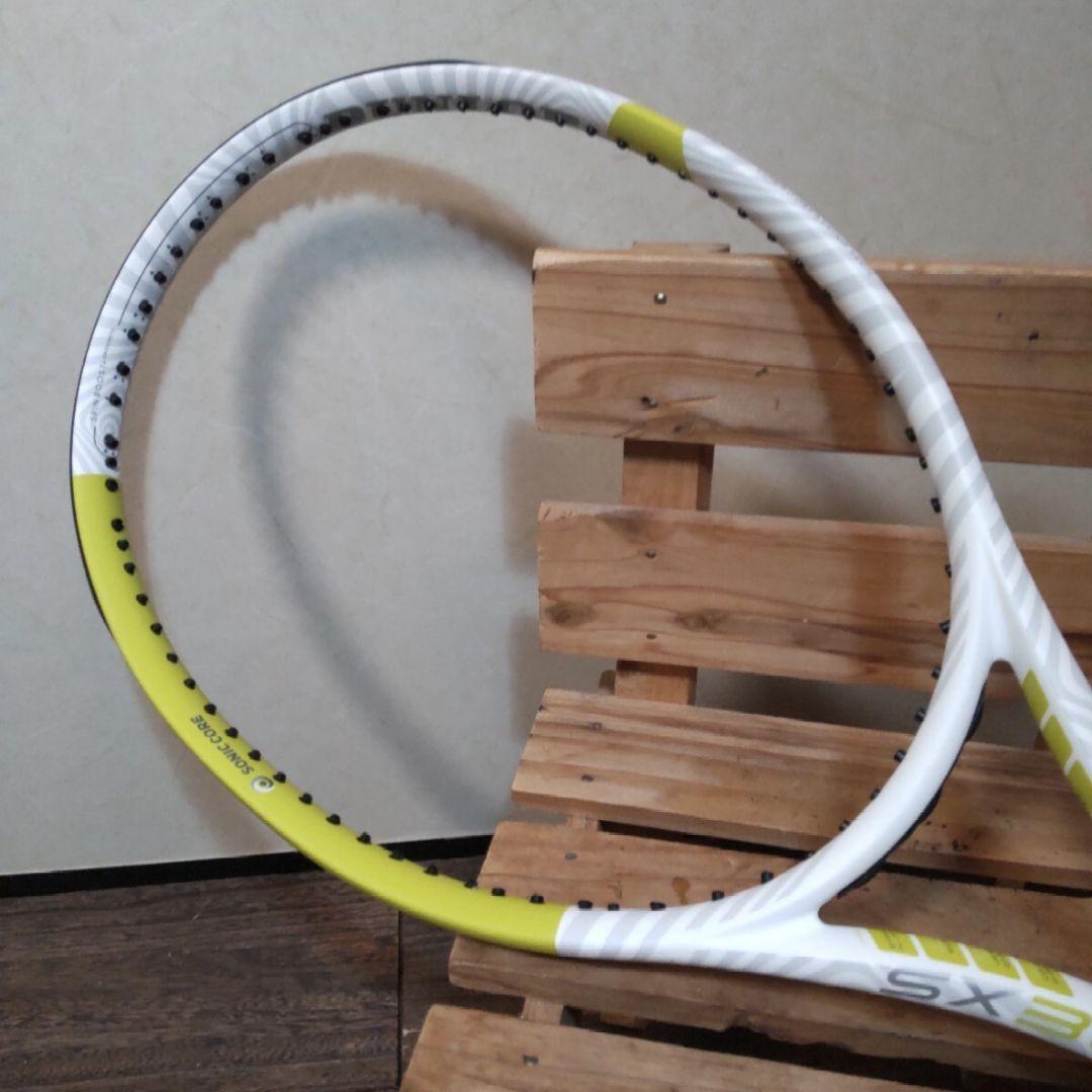 価格交渉OK【ガット張り＆グリップテープ付】新品/SX300 ホワイト/G3