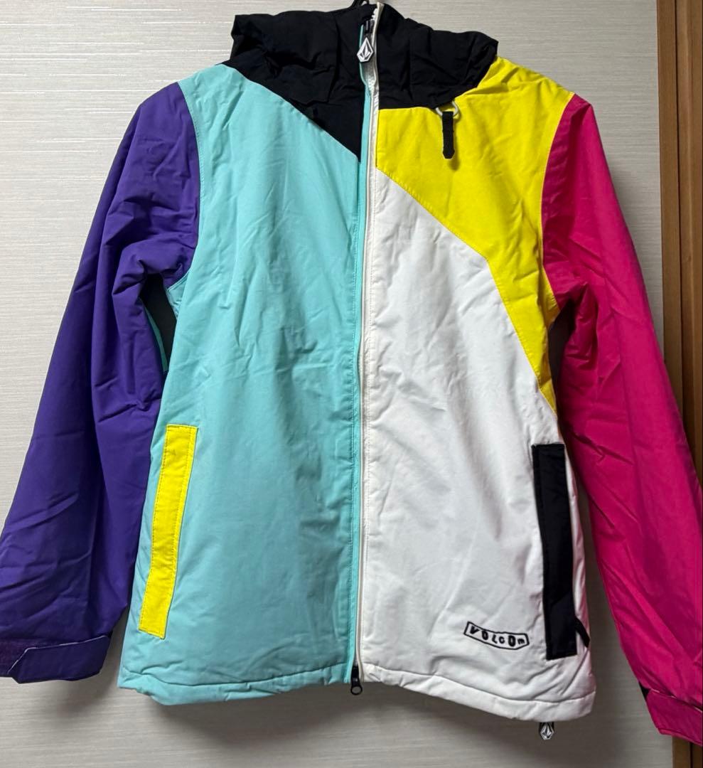 VOLCOM 上下セット 女性用スノーボードウェア マルチカラー