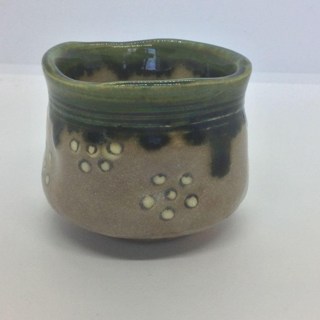 【HMZ278】佐々木 正　鳴海磯部　ぐい吞　長期保管品