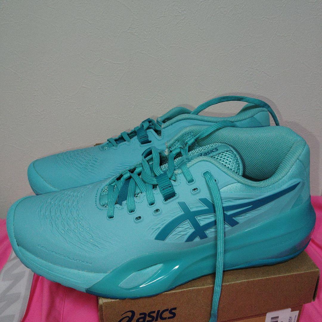 美品asics GEL-RESOLUTION X 25.5 2Eオールコート用