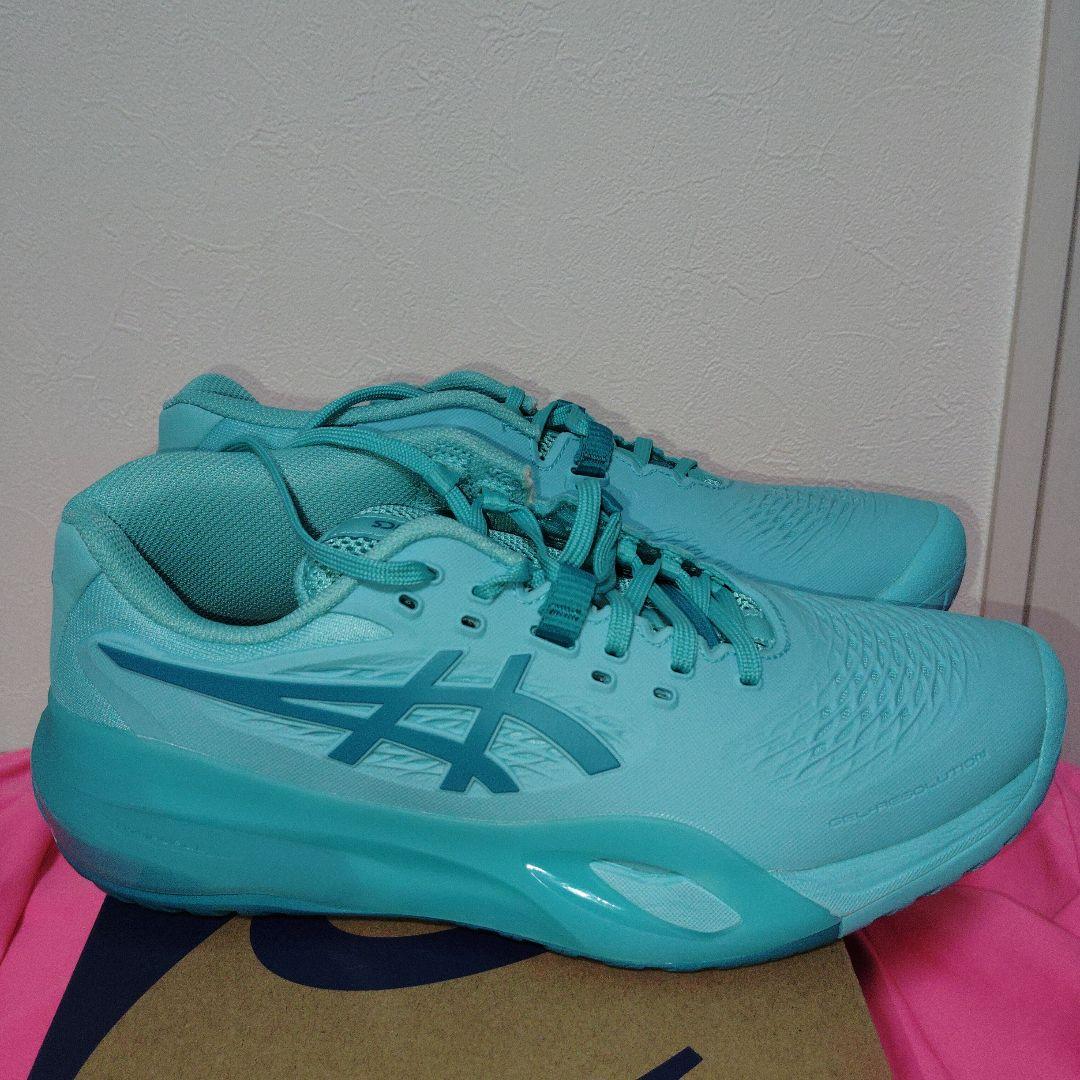 美品asics GEL-RESOLUTION X 25.5 2Eオールコート用