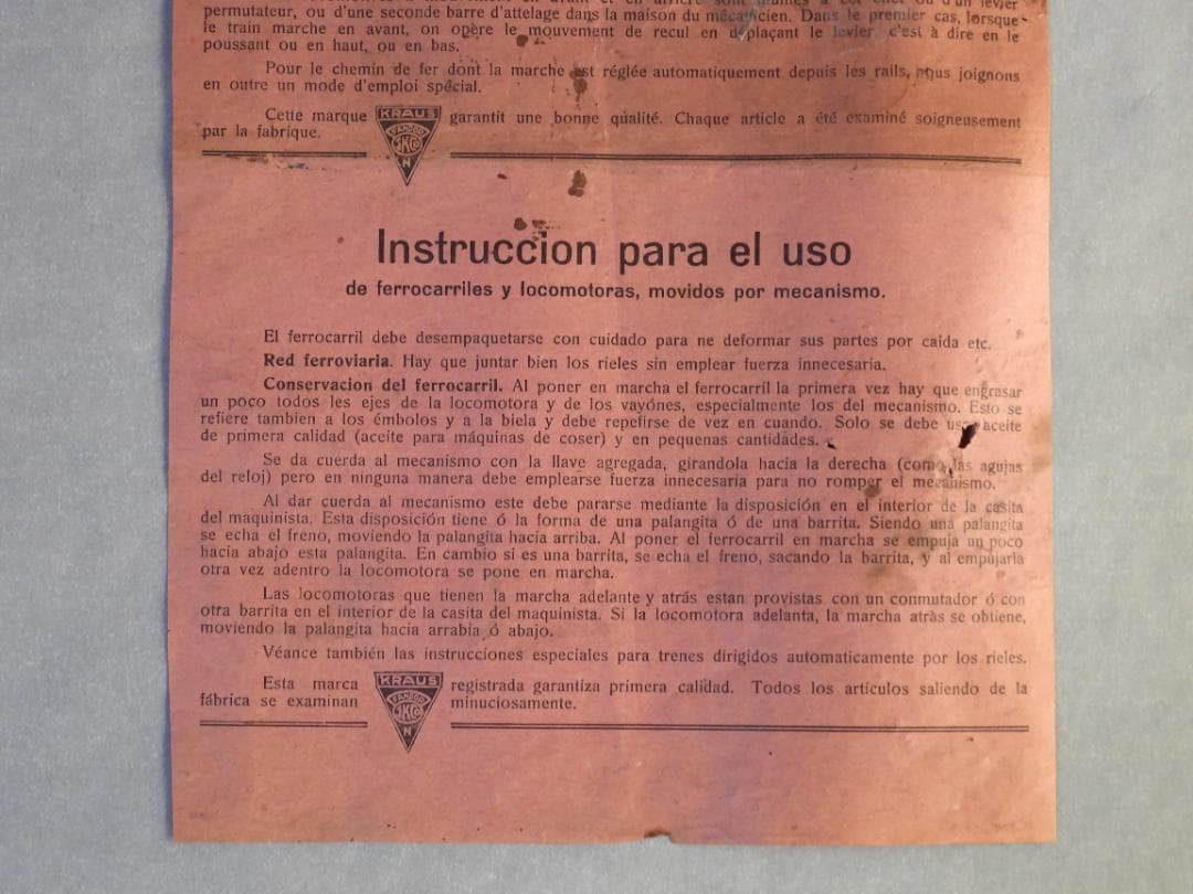 クラウス Oブリキのゲージ　 Kraus Tin toys Locomotive