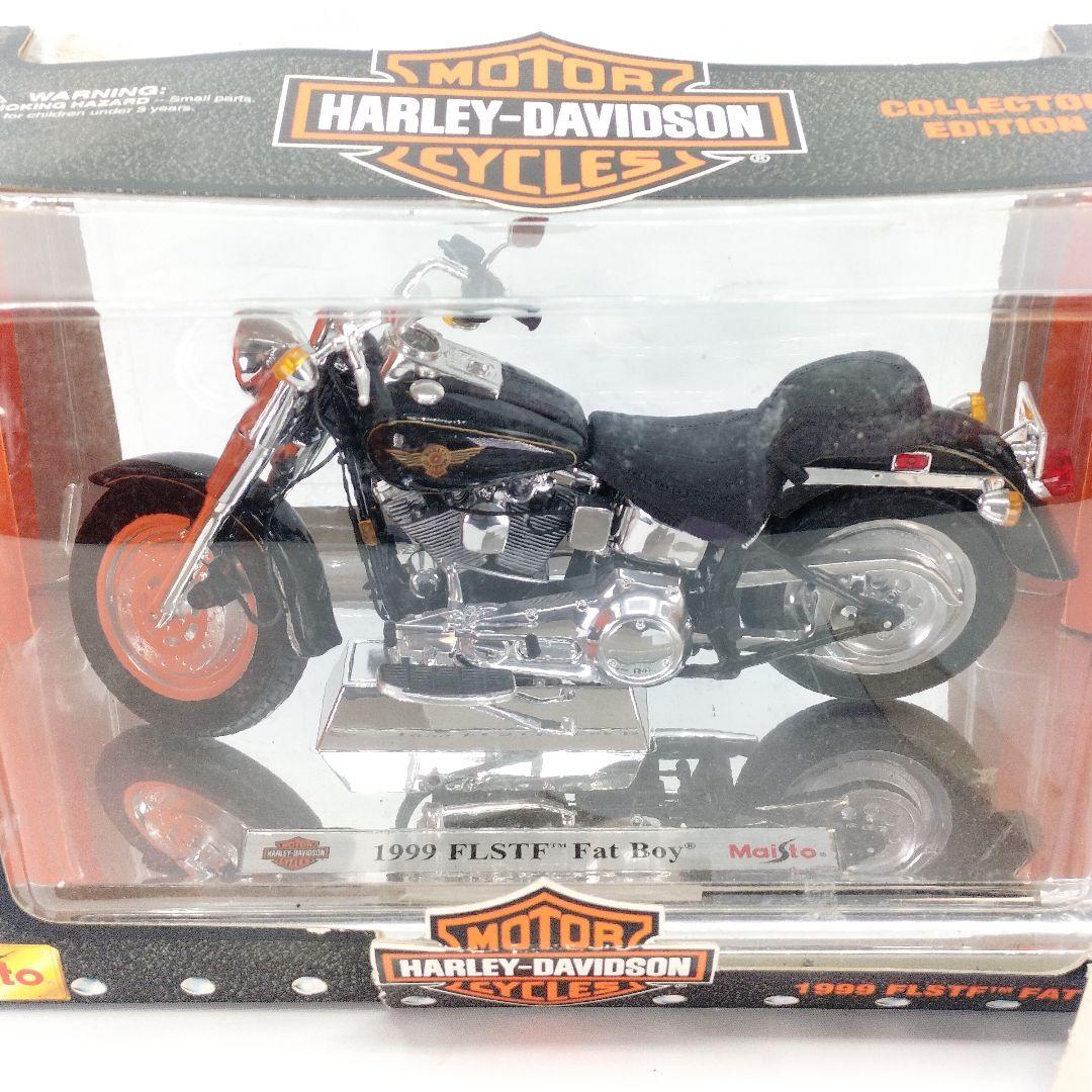 マイスト ハーレーダビッドソン ファットボーイ 黒 1999年 1/10モデル