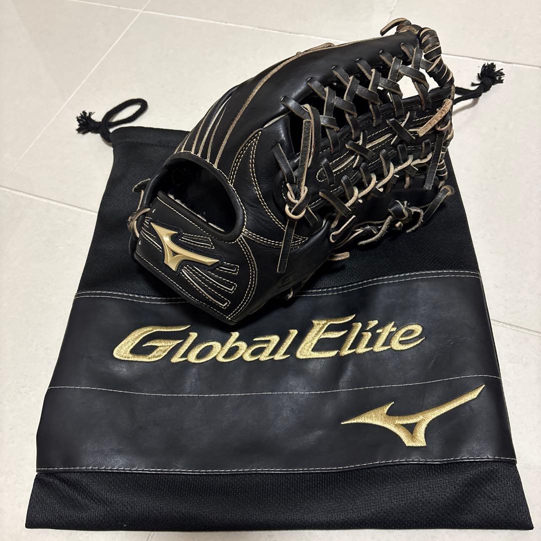ミズノ　グローバルエリート　軟式グローブ