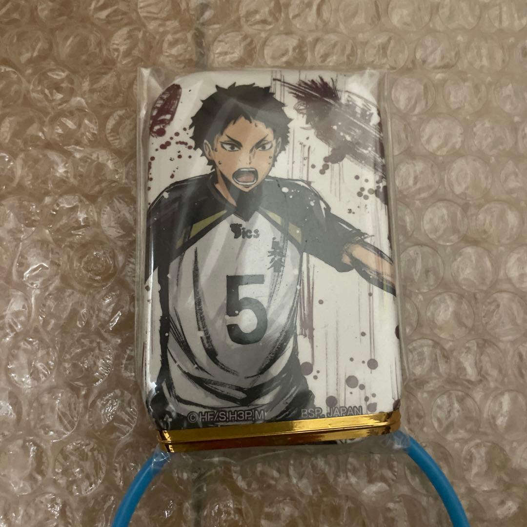 ハイキュー‼︎　赤葦京治　歓喜の鼓動　スクエア缶バッジ