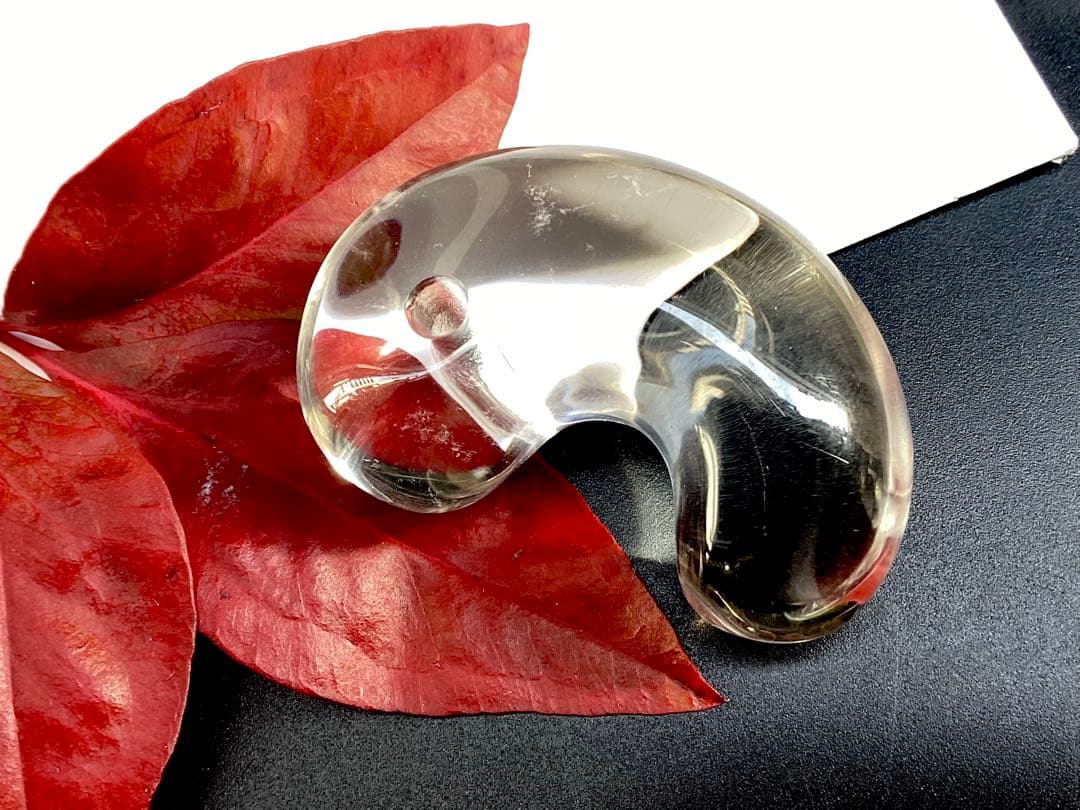 ✳黒平鉱山*茶水晶勾玉*スモーキークォーツ*煙水晶* 抜群の透明感　希少レア物‼️