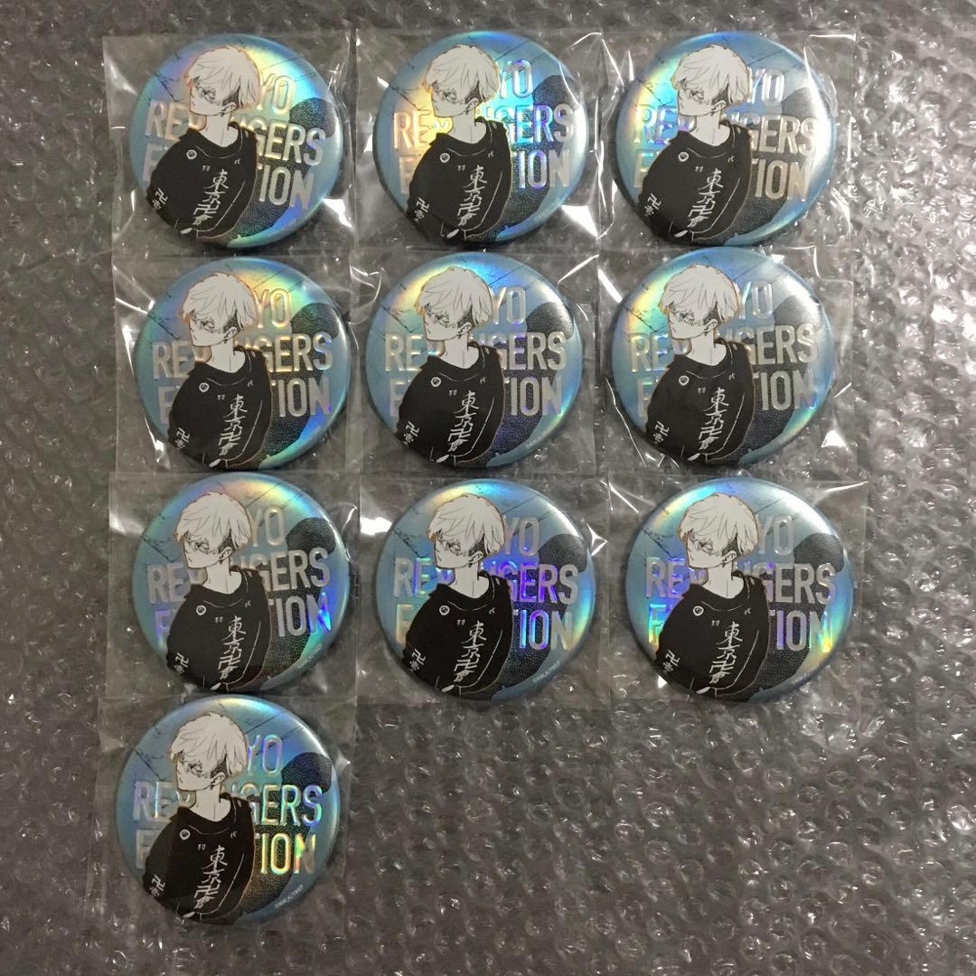 東京リベンジャーズ　台湾　台北　高雄　水玉缶バッジ　松野千冬①