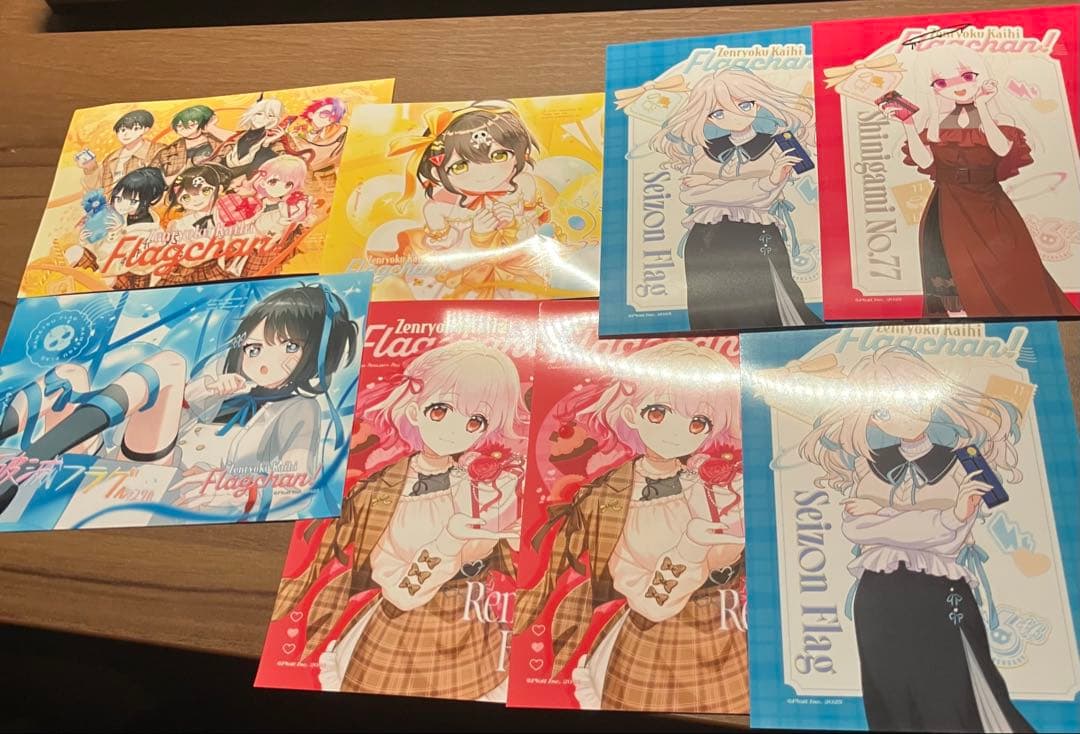 混血のカレコレ　全力回避フラグちゃん　人気投票ブロマイド計36枚【まとめ売り】